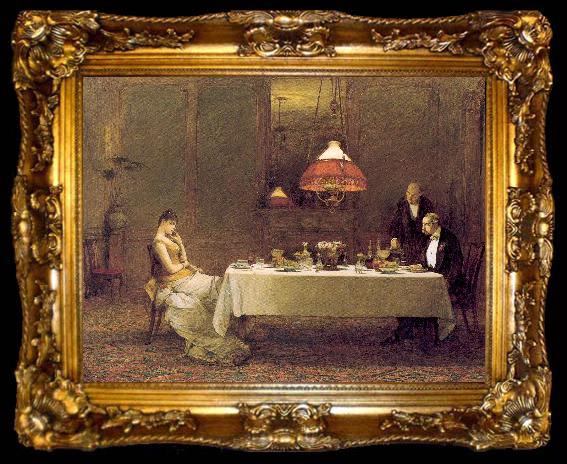 framed  Orchardson, Sir William Quiller Mariage de Covenance, ta009-2